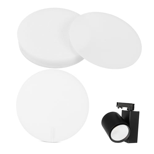 SOLUSTRE 10Stücke Diffusor Lampenschirme Ersatz für LED Downlights Runde Lampe Lichtfilter für Heimdekoration Staubschutz und Blendungsschutz zu Installieren von SOLUSTRE