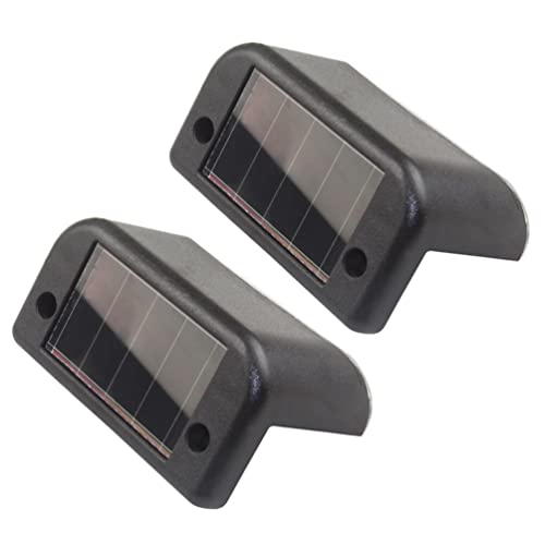 SOLUSTRE 10PCS wasserdichte Solar Schritt Lichter LED Treppen Lichter Deck ?en Beleuchtung für Terrasse Wege Gehweg Hof Zaun (Schwarz Shell/ ? Licht) SOLUSTRE 10PCS wasserdichte Solar Schritt Lichter LED Treppen Lichter Deck ?en Beleuchtung für Terrasse Wege Gehweg Hof Zaun (Schwarz Shell/ ? Licht) von SOLUSTRE