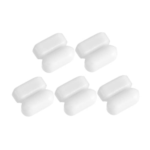 SOLUSTRE 10 Stück Magnetrührstäbe Ptfe Zylindrisch Weiß Für Labor Hohe Temperaturbeständigkeit Magnetische Rührwerkzeuge von SOLUSTRE