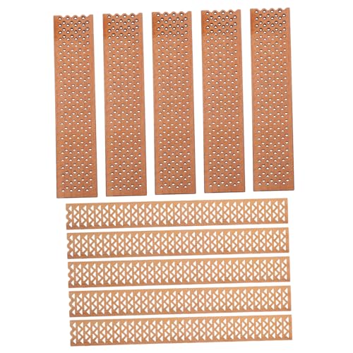 SOLUSTRE 10stücke Rechteckige Holzkerzendochte Zum Basteln Rauchfreie Kerzenkerne Aus Holz Lange Dochte Für Kerzenherstellung Hohles Gitterdesign DIY-kerzenzubehör Pro Packung SOLUSTRE 10stücke Rechteckige Holzkerzendochte Zum Basteln Rauchfreie Kerzenkerne Aus Holz Lange Dochte Für Kerzenherstellung Hohles Gitterdesign DIY-kerzenzubehör Pro Packung von SOLUSTRE