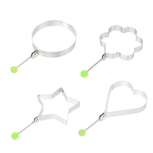 SOLUSTRE 12 Stück Teiliges Edelstahl Eierringe Kreative Formen Rund Stern Herz Langlebig und Hitzebeständig für Spiegeleier und Omeletts Einfache Handhabung für Pfanne und Grill SOLUSTRE 12 Stück Teiliges Edelstahl Eierringe Kreative Formen Rund Stern Herz Langlebig und Hitzebeständig für Spiegeleier und Omeletts Einfache Handhabung für Pfanne und Grill von SOLUSTRE