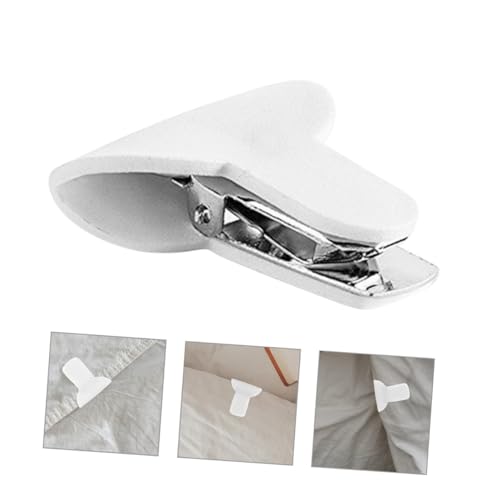 SOLUSTRE 12 Stück Teiliges Gepolsterte Bettdecken Clips rutschfeste Quilt Fixation Clips mit Verstellbarem Design Verhindert Verrutschen von Bettdeckenbezügen Praktische Fixierhalter für von SOLUSTRE
