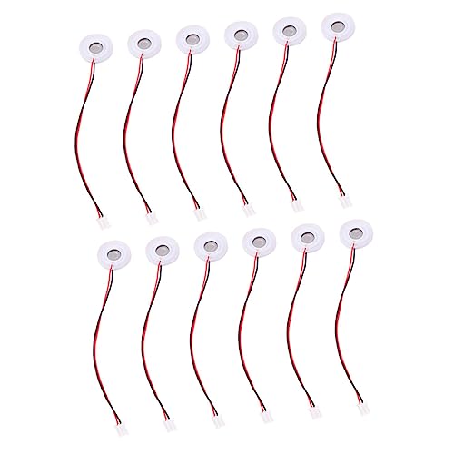 SOLUSTRE 12 Stück Teiliges Mikroporöses Zerstäuberscheiben für Luftbefeuchter Zubehör Piezoelektrisch Kompatibel mit USB diffusern und Aromatherapie Einfach zu Montieren Zufällige Farbe von SOLUSTRE