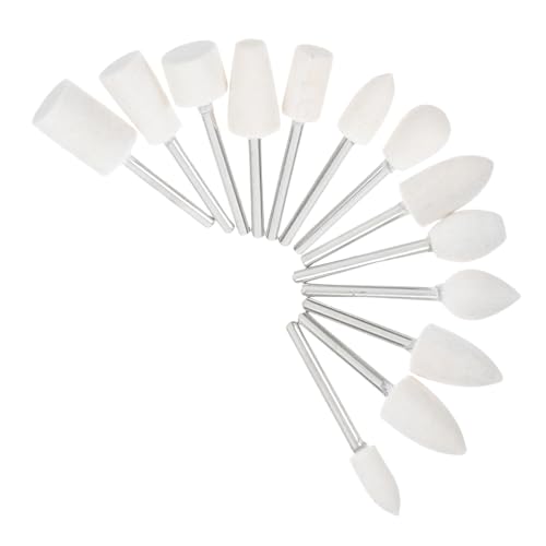 SOLUSTRE 13 Stück Teiliges Wollfilz Polierpad für Drehwerkzeug Vielseitige Polieraufsätze für Schmuck und Glas Ergonomische Formen für Schwer Zugängliche Stellen Kratzfreie Oberfläche SOLUSTRE 13 Stück Teiliges Wollfilz Polierpad für Drehwerkzeug Vielseitige Polieraufsätze für Schmuck und Glas Ergonomische Formen für Schwer Zugängliche Stellen Kratzfreie Oberfläche von SOLUSTRE