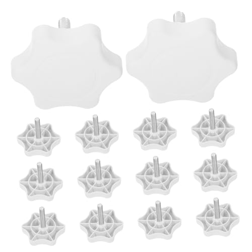 SOLUSTRE 18 Stück Teiliges Schraubenset für Ventilatorfuß Robustes Material Sicher Drehbare Knaufschrauben für Elektrische Standventilatoren Einfache Montage Stabile Befestigung von SOLUSTRE