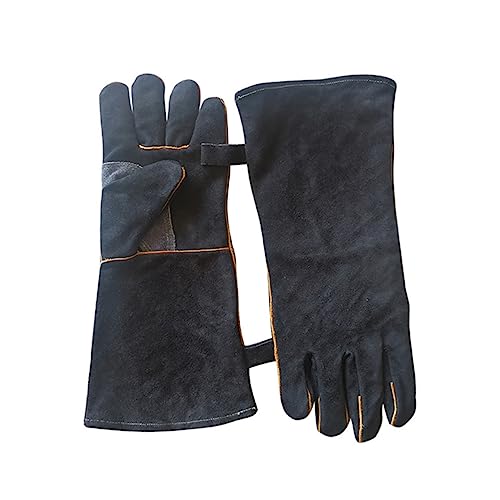 SOLUSTRE 1Paar Rindsleder Ofenhandschuhe Hitzebeständig Rutschfester Grillhandschuh für Mikrowelle Grillen Robuste und Bequeme Handhabung SOLUSTRE 1Paar Rindsleder Ofenhandschuhe Hitzebeständig Rutschfester Grillhandschuh für Mikrowelle Grillen Robuste und Bequeme Handhabung von SOLUSTRE