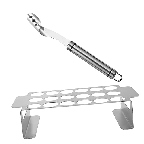 SOLUSTRE Bbq Grillzubehör Satz mit Chili Entkerner Paprika Grillhalter für Hähnchenflügel Grillwerkzeug für Outdoor und Indoor Leicht zu Reinigen und Langlebig SOLUSTRE Bbq Grillzubehör Satz mit Chili Entkerner Paprika Grillhalter für Hähnchenflügel Grillwerkzeug für Outdoor und Indoor Leicht zu Reinigen und Langlebig von SOLUSTRE