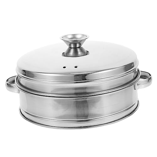 SOLUSTRE 1Satz Dampfkorb mit Doppelgriffen Dampfgestell für Gemüse Meeresfrüchte und zum Schonenden Dämpfen von Lebensmitteln Langlebig und Perfektes von SOLUSTRE