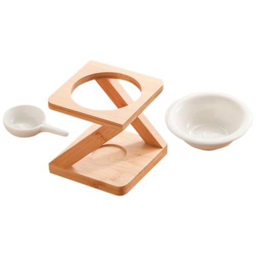SOLUSTRE 1Satz Holzsockel für Ätherische Öle Kreativer Duftkerzenwärmer aus Keramik Teelicht Wachsschmelzer für Aromatherapie für Wohnzimmer Schlafzimmer und Yoga Räume SOLUSTRE 1Satz Holzsockel für Ätherische Öle Kreativer Duftkerzenwärmer aus Keramik Teelicht Wachsschmelzer für Aromatherapie für Wohnzimmer Schlafzimmer und Yoga Räume von SOLUSTRE