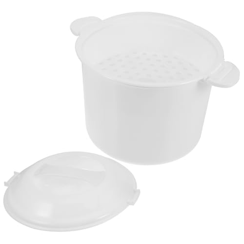 SOLUSTRE 1Satz Mikrowellen Reiskocher mit Dampfgarer Wiederverwendbarer Reisbehälter aus Lebensmittelechtem für Effizientes Kochen und Handling der Küche SOLUSTRE 1Satz Mikrowellen Reiskocher mit Dampfgarer Wiederverwendbarer Reisbehälter aus Lebensmittelechtem für Effizientes Kochen und Handling der Küche von SOLUSTRE
