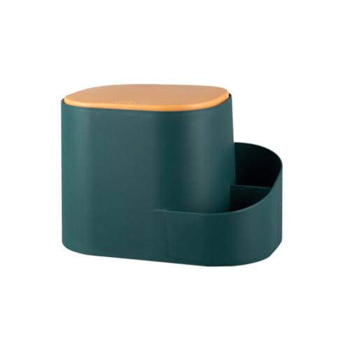SOLUSTRE 1Stück Desktop Mülleimer mit Deckel Multifunktionaler Abfallbehälter für Zuhause und Büro Süßes Cartoon Design zur Raumdekoration für von SOLUSTRE