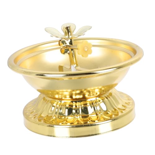 SOLUSTRE Butterlampenhalter aus Legierung Retro Ghee Lampenfassung für Buddhismus Dekorativer Öllampenständer Vintage Design für Tempeldekoration Immer Brennende Buddha Lampe SOLUSTRE Butterlampenhalter aus Legierung Retro Ghee Lampenfassung für Buddhismus Dekorativer Öllampenständer Vintage Design für Tempeldekoration Immer Brennende Buddha Lampe von SOLUSTRE