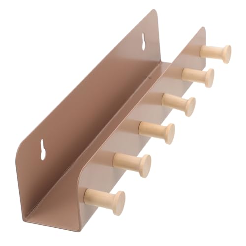 SOLUSTRE Kunst Aufbewahrungsregal mit Haken Wandregal für Badezimmer Küche und Schlafzimmer Multifunktionales Design Langlebiges Material Platzsparend SOLUSTRE Kunst Aufbewahrungsregal mit Haken Wandregal für Badezimmer Küche und Schlafzimmer Multifunktionales Design Langlebiges Material Platzsparend von SOLUSTRE