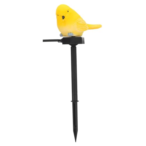 SOLUSTRE 1stk Garten Licht Led Beleuchtung Gartendeko Licht Gartenfigur Solar Gartenbeleuchtung Solar Landschaft Lichter Garten Solarlampe Garten Led Gartenfigur Taschenlampe Der Vogel Harz von SOLUSTRE