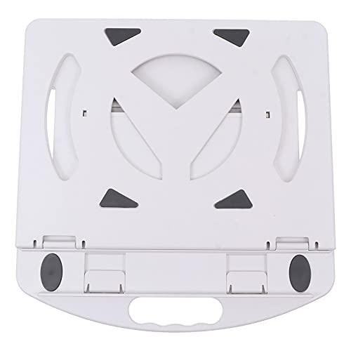 SOLUSTRE 1stück Erhöhter Laptopständer Mit Wärmeableitung Drehbarer Laptop Rack Weiß Für Ergonomisches Arbeiten Und Gaming Für Schreibtische Verbessert Komfort Und Haltung von SOLUSTRE