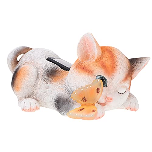 SOLUSTRE 1stk Solar-ornament Solar-katzen-statue Solarleuchten Im Freien Solarbetriebene Gartenleuchten Solar-gartenleuchten Gartenfigur Solar Katze Licht Lampe Led Harz Draussen Statuette SOLUSTRE 1stk Solar-ornament Solar-katzen-statue Solarleuchten Im Freien Solarbetriebene Gartenleuchten Solar-gartenleuchten Gartenfigur Solar Katze Licht Lampe Led Harz Draussen Statuette von SOLUSTRE