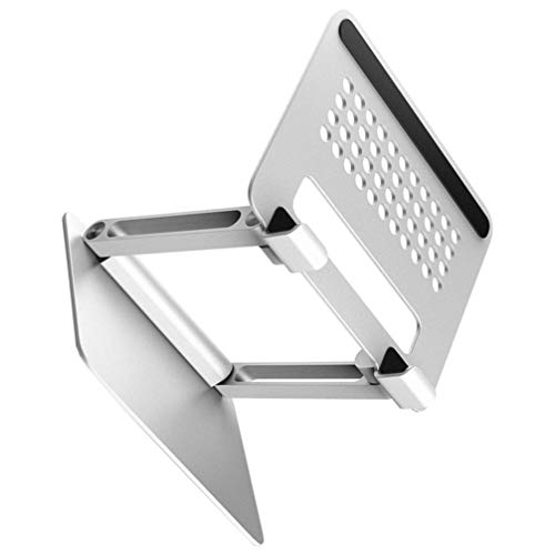 SOLUSTRE 1stk Tragbarer Tablet-ständer Laptopständer Für Den Schreibtisch Schreibtischständer Für Laptop Verstellbarer Laptop-Riser Computerständer Für Desktop-Tower Tablet-Halter Aluminium von SOLUSTRE