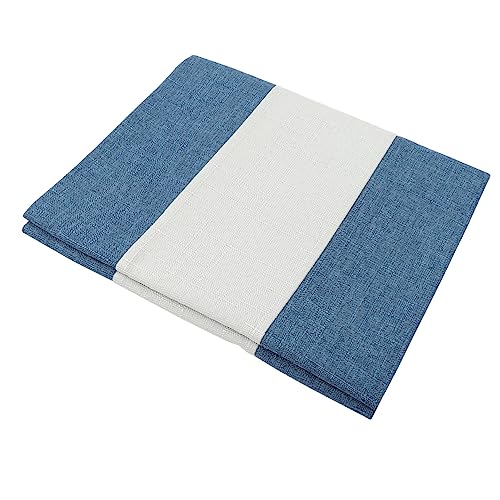 SOLUSTRE 1stück Moderner Tischläufer Aus Leinen Zweifarbig Für Esszimmer Hochzeiten Und Feiertagsdekoration Waschbar Und Vielseitig Einsetzbar von SOLUSTRE