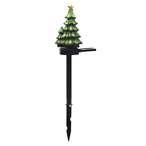 SOLUSTRE 1stück Solarbetriebene Weihnachtsbaum-gartenlampe Für Außenbereich Und Dekorativ Für Garten Und Rasen Einfache Installation Ohne Verkabelung von SOLUSTRE