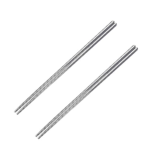 SOLUSTRE 2 Paare Quadratische Edelstahl Essstäbchen Hitzebeständig für Kochen Braten Hot Pot und Frittieren Langlebige Küchenstäbchen SOLUSTRE 2 Paare Quadratische Edelstahl Essstäbchen Hitzebeständig für Kochen Braten Hot Pot und Frittieren Langlebige Küchenstäbchen von SOLUSTRE