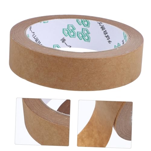 SOLUSTRE 2 Rollen Selbstklebendes Kraftpapier packband Beschreibbares Stark Haftendes Verpackungsband für Umzugskartons und Pakete Vielseitiges Papierklebeband für Sichere SOLUSTRE 2 Rollen Selbstklebendes Kraftpapier packband Beschreibbares Stark Haftendes Verpackungsband für Umzugskartons und Pakete Vielseitiges Papierklebeband für Sichere von SOLUSTRE