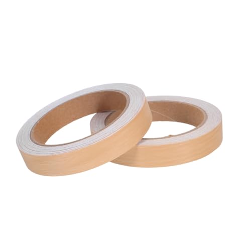 SOLUSTRE 2 Rollen Selbstklebendes Möbel Kantenband Holzmaserung Verschleißfestes Reparaturband für Möbel Türen und Bodenfugen Breit Lang Einfache DIY Installation Langlebig und Vielseitig von SOLUSTRE
