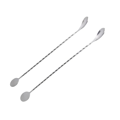 SOLUSTRE 2 STÜCK Teiliges Edelstahl Cocktail Bar Rührstab Verdrehter Langer Swizzle Stick Langlebiges Barkeeper Werkzeug für Cocktails Mixgetränke Geeignet für Shaker und Wiederverwendbar SOLUSTRE 2 STÜCK Teiliges Edelstahl Cocktail Bar Rührstab Verdrehter Langer Swizzle Stick Langlebiges Barkeeper Werkzeug für Cocktails Mixgetränke Geeignet für Shaker und Wiederverwendbar von SOLUSTRE
