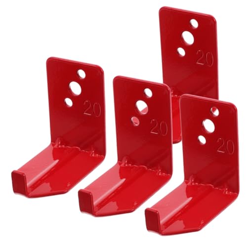 SOLUSTRE 2 Sätze Feuerlöscher Wandhalterung Halter mit Schrägem Haken für Feuerlöscher Sicherer Wandhalter für Zuhause Büro und Geschäft Einfache Montage mit Schrauben von SOLUSTRE