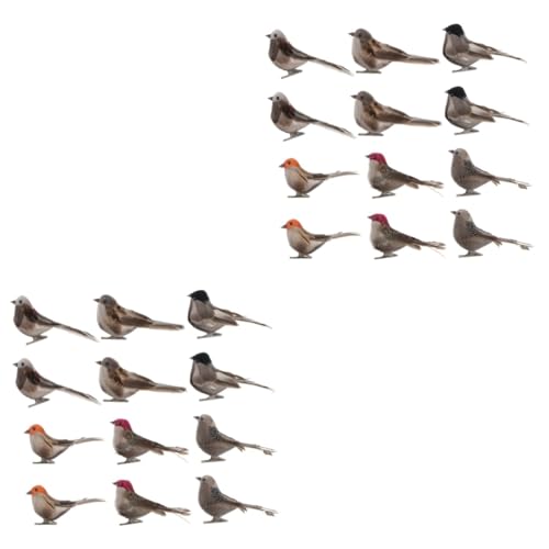 SOLUSTRE 2 Sätze Künstliches Vogelmodell Vogelschmuck Basteln Gartenvogelschmuck Szenenlayout Tierdekor Papageienszene Szene Vogeldekor Zubehör 12 Stück * 2 SOLUSTRE 2 Sätze Künstliches Vogelmodell Vogelschmuck Basteln Gartenvogelschmuck Szenenlayout Tierdekor Papageienszene Szene Vogeldekor Zubehör 12 Stück * 2 von SOLUSTRE