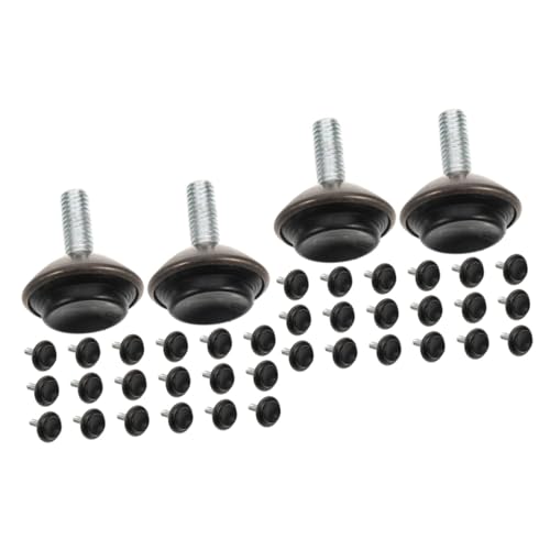 SOLUSTRE 2 Sätze Verstellbare Möbelfüße Teilig Höhenverstellbare Stellfüße Für Stühle Sofas Und Möbel Robuste Fußgleiter Für Stabilität Und Anpassung Einfache Montage Und 20 Stück * 2 von SOLUSTRE