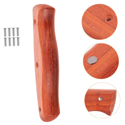 SOLUSTRE 2 Stck. Ersatzmessergriff aus Echtem Holz Robust und Formstabil Komfortabler Griff für Küchenmesser Einfache Montage Vielseitig Einsetzbar für Messerreparatur und Messerherstellung von SOLUSTRE