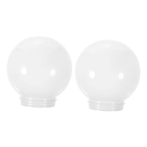 SOLUSTRE 2 Stück Acryl Lampenschirme Kugelform Øcm mit Gewinde Ersatz Lampenabdeckung Außen Leuchte Schutz für Garten Wandlampe SOLUSTRE 2 Stück Acryl Lampenschirme Kugelform Øcm mit Gewinde Ersatz Lampenabdeckung Außen Leuchte Schutz für Garten Wandlampe von SOLUSTRE