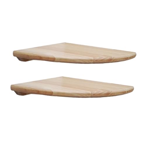 SOLUSTRE 2 Stück Eckregal aus Holz Teiliges Wandregal für Platzsparende Aufbewahrung Geeignet für Pflanzen und Deko Langlebig und für Schlafzimmer und Wohnzimmer SOLUSTRE 2 Stück Eckregal aus Holz Teiliges Wandregal für Platzsparende Aufbewahrung Geeignet für Pflanzen und Deko Langlebig und für Schlafzimmer und Wohnzimmer von SOLUSTRE
