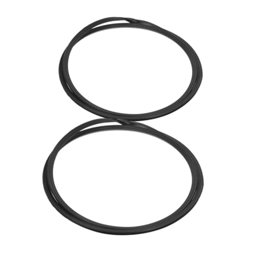 SOLUSTRE 2 Stück Gummiringe für Friseurstuhl Basis rutschfeste Flexible Gummidichtungen für Barbierstühle Strapazierfähig Installieren Bodenschutz und Stuhlstabilität von SOLUSTRE