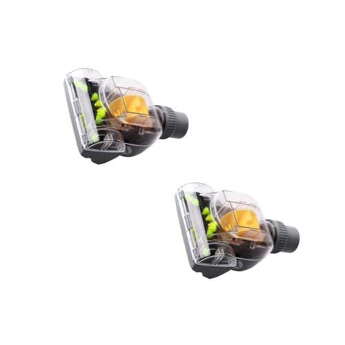 SOLUSTRE 2 Stück Haare absorbierende Zubehör waschsauger Staubsaugerbürste Staubsaugerzubehör Bürste Silber von SOLUSTRE