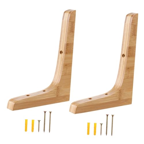 SOLUSTRE 2 Stück Holz Dreieck Regalhalter Wandhalterung Stabile Dreieckige Regalträger für Küchen Bad Wohnzimmer Blumentopf Bücherregale Robust Langlebig Mit Glatter Oberfläche SOLUSTRE 2 Stück Holz Dreieck Regalhalter Wandhalterung Stabile Dreieckige Regalträger für Küchen Bad Wohnzimmer Blumentopf Bücherregale Robust Langlebig Mit Glatter Oberfläche von SOLUSTRE