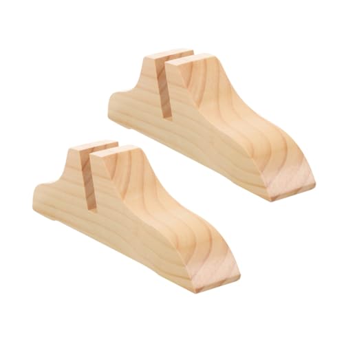 SOLUSTRE 2 Stück Holz Raumteiler Ständer Trennwand Basis Unterstützung Stabiler Sichtschutz für Zuhause und Büro Installieren Langlebig und Praktisch von SOLUSTRE