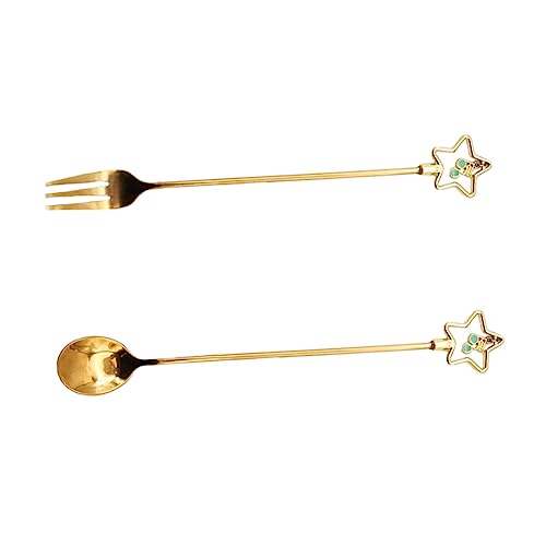 SOLUSTRE 2 Stück Japanische Dessert und Löffel aus Teiliges Langlebig Rostfrei Spülmaschinenfest Goldfarben Besteck für Kaffee und Süßspeisen SOLUSTRE 2 Stück Japanische Dessert und Löffel aus Teiliges Langlebig Rostfrei Spülmaschinenfest Goldfarben Besteck für Kaffee und Süßspeisen von SOLUSTRE