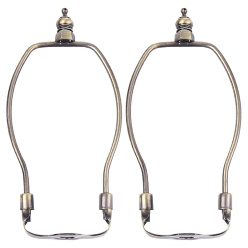 SOLUSTRE 2 Stück Lampenschirm Halterung Robuste Lampenschirm für Tischlampe Einfach zu Installierendes Zubehör für Stilvolle Innenräume für Hauswärmeparty und Diy Beleuchtung von SOLUSTRE