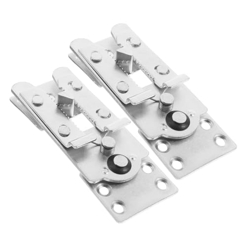 SOLUSTRE 2 Stück Metall Möbelverbinder für Ecksofa Stabile Verbindungsklammern für Polstermöbel Sichere Couch Befestigung Geeignet für Sofas und Chaiselongues von SOLUSTRE