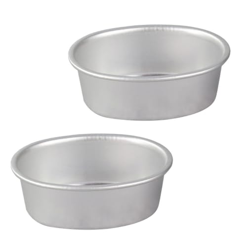 SOLUSTRE 2 Stück Ovaler Kuchenform aus Aluminiumlegierung Antihaftbeschichtet Hitzebeständig für Käsekuchen Pudding und Gelee Einfache Reinigung für Zuhause und Bäckerei SOLUSTRE 2 Stück Ovaler Kuchenform aus Aluminiumlegierung Antihaftbeschichtet Hitzebeständig für Käsekuchen Pudding und Gelee Einfache Reinigung für Zuhause und Bäckerei von SOLUSTRE