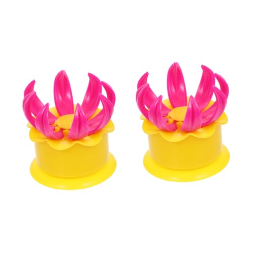 SOLUSTRE 2 Stück Praktische Baozi formen aus Sicherem Material Multifunktionale Handliche Teigtaschenformer für Gedämpfte Brötchen Gelb Einfach zu Bedienen für Chinesische Dim Sum von SOLUSTRE