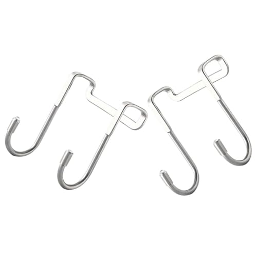 SOLUSTRE 2 Stück S Förmige Türhaken aus Über Tür Haken für Bad Küche und Schlafzimmer Robuste und Sichere Aufhängemöglichkeit für Handtücher Kleidung und von SOLUSTRE