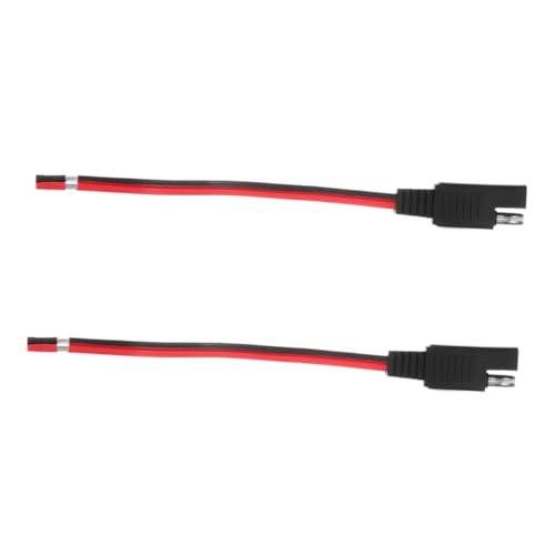 SOLUSTRE 2 Stück Sae Kabel Multifunktionales Verlängerungskabel für Auto Solar und Motorräder Robuste Verbindung für Effizientes Laden und Sichere Anwendungen von SOLUSTRE