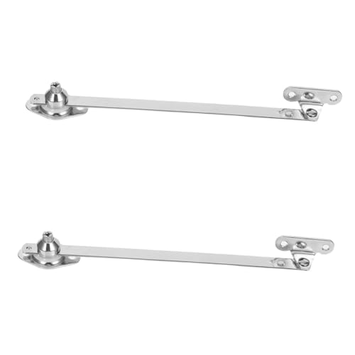 SOLUSTRE 2 Stück Schrankstützstäbe Robuste Deckelstützscharniere für Küchenmöbel Hydraulisch Einfache Installation Platzsparendes Design Sichere Nutzung von SOLUSTRE