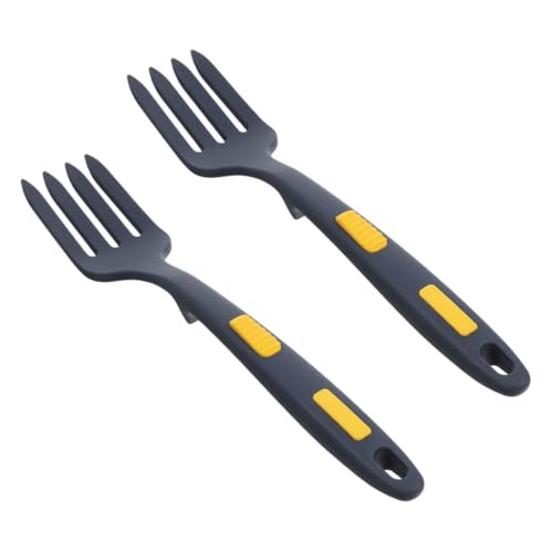 SOLUSTRE 2 Stück Silikon Kochen Gabeln Hitzebeständige Küchenutensilien für Antihaft Pfanne Flexibel und Spülmaschinenfest für Restaurants und Hot Pot SOLUSTRE 2 Stück Silikon Kochen Gabeln Hitzebeständige Küchenutensilien für Antihaft Pfanne Flexibel und Spülmaschinenfest für Restaurants und Hot Pot von SOLUSTRE