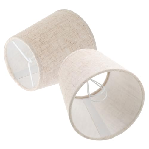 SOLUSTRE 2 Stück Stoff Lampenschirme Ersatzlampenschirme für Tisch und Stehlampe Dekorative Abdeckung für Schlafzimmer und Wohnzimmer Langlebig und Leicht zu Installieren SOLUSTRE 2 Stück Stoff Lampenschirme Ersatzlampenschirme für Tisch und Stehlampe Dekorative Abdeckung für Schlafzimmer und Wohnzimmer Langlebig und Leicht zu Installieren von SOLUSTRE