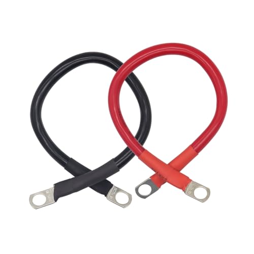 SOLUSTRE 2 Stück Teiliges Batterieanschlusskabel Mm² Stromkabel mit Ringösen Plus Rot und Minus Braun Schrumpfschlauch Isoliert Langlebig und Sicher für Fahrzeugstromversorgung SOLUSTRE 2 Stück Teiliges Batterieanschlusskabel Mm² Stromkabel mit Ringösen Plus Rot und Minus Braun Schrumpfschlauch Isoliert Langlebig und Sicher für Fahrzeugstromversorgung von SOLUSTRE