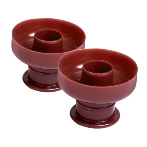 SOLUSTRE 2 Stück Teiliges Donut Backform aus Robustem Kunststoff Hitzebeständig Praktische DIY Form für Runde Dekorative Donuts Einfach zu Reinigen und Langlebig für Küchenbäcker von SOLUSTRE