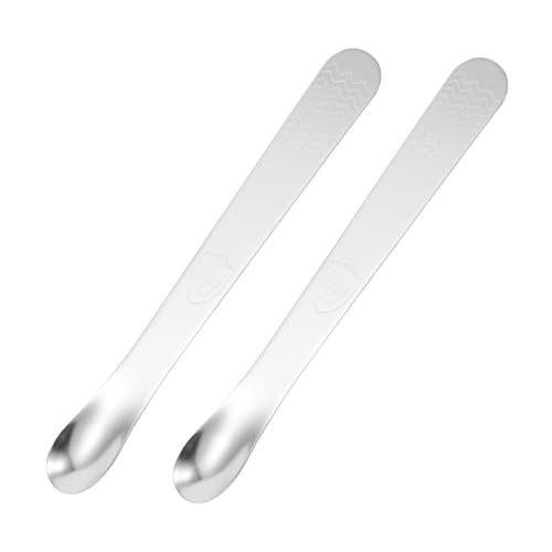 SOLUSTRE 2 Stück Teiliges Edelstahl Fülllöffel Praktische Dumpling Stuffing Spatel Leicht zu Reinigen Minimalistisches Design Vielseitig Einsetzbar für Küche und Restaurant SOLUSTRE 2 Stück Teiliges Edelstahl Fülllöffel Praktische Dumpling Stuffing Spatel Leicht zu Reinigen Minimalistisches Design Vielseitig Einsetzbar für Küche und Restaurant von SOLUSTRE